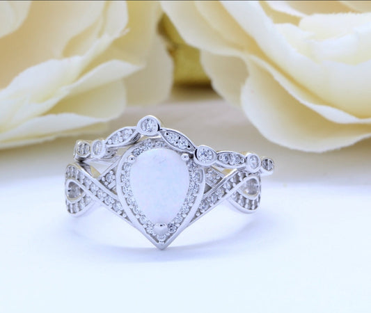 Ivory Stacking Ring DIY