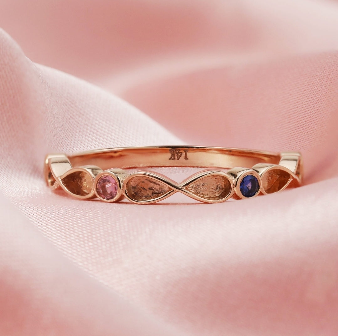 Eternity Birthstone Band 14k