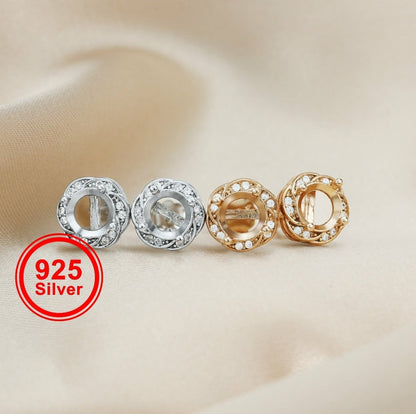 Breastmilk Round Earrings, Cremation Round Earrings, Keepsake Round Earrings, Sterling Silver Round Earrings, Hair Round Earrings, Ash Round Earrings, Umbilical Cord Round Earrings, BreastmilkJewelry Round Earrings