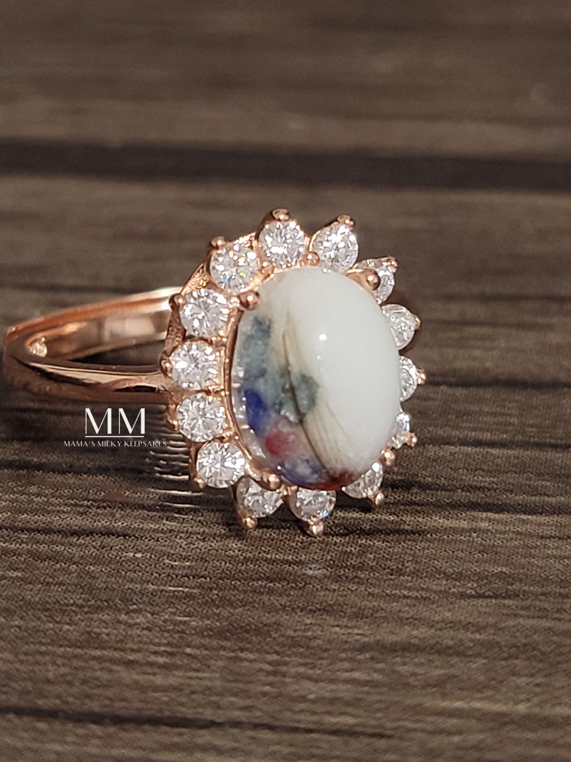 Breastmilk Oval Ring Cremation Oval Ring Keepsake Oval Ring Sterling Silver Oval Ring, Hair Oval Ring, Ash Oval Ring, Umbilical Cord Oval Ring, BreastmilkJewelry Oval Ring